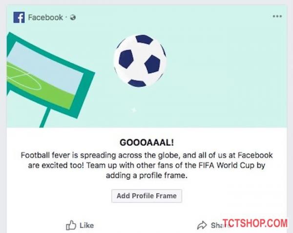 Thủ thuật Facebook: Cách thay ảnh đại diện đón World Cup 2018