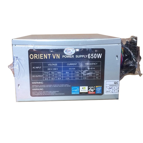 Nguồn cao cấp Orient 650W Fan 8