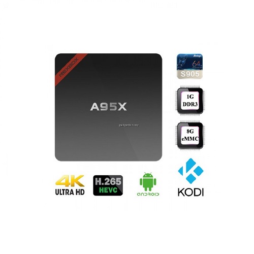 Android TV box NEXBOX mini A95X, Chip S905 2.0GHz