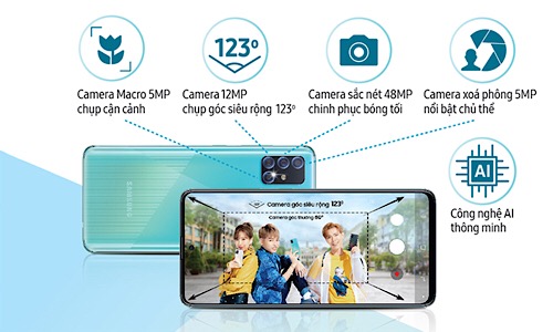 Điện thoại Samsung Galaxy A51 128GB