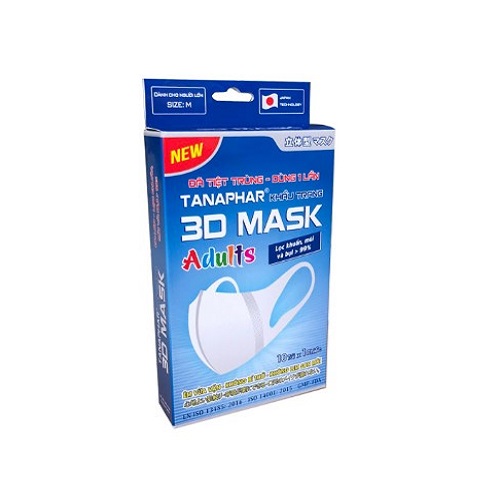 Khẩu Trang 3D Mask Tanaphar Hộp 10 chiếc