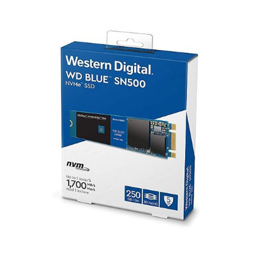 Ổ Cứng SSD WD Blue SN500 250GB NVMe Gen3 PCIe M.2 2280 3D NAND