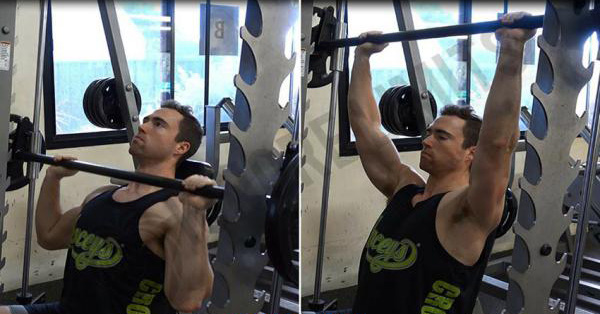 Smith Machine Shoulders Press 